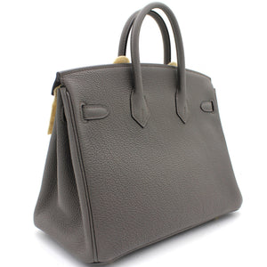 Birkin 25 Togo Gris Etain
