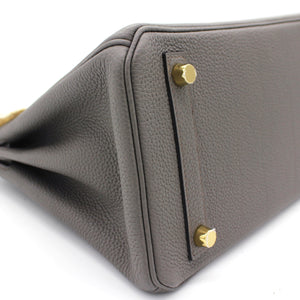 Birkin 25 Togo Gris Etain