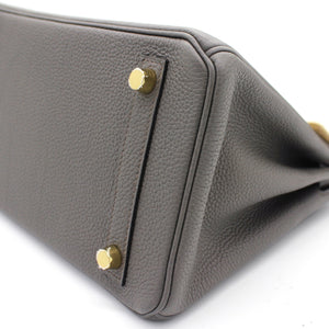 Birkin 25 Togo Gris Etain