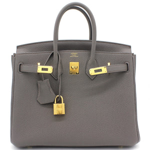 Birkin 25 Togo Gris Etain