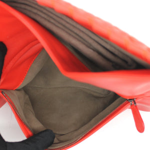 Intrecciato Turn Lock Clutch