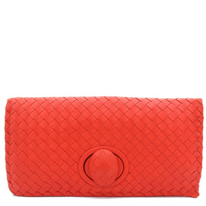 Intrecciato Turn Lock Clutch