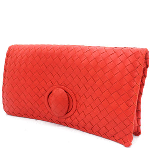 Intrecciato Turn Lock Clutch