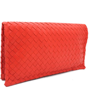 Intrecciato Turn Lock Clutch