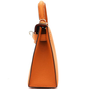 mini Kelly II 2way bag Orange/Sanguine