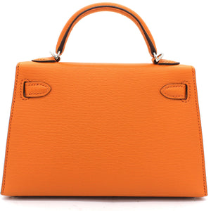 mini Kelly II 2way bag Orange/Sanguine