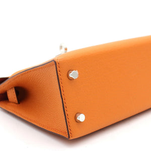 mini Kelly II 2way bag Orange/Sanguine