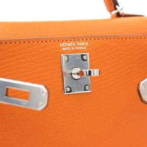 mini Kelly II 2way bag Orange/Sanguine