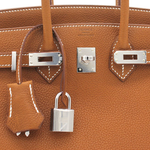 Birkin 25 Barenia Faubourg Leather