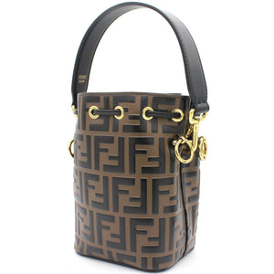 Mon Tresor Brown leather mini-bag