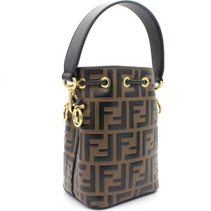 Mon Tresor Brown leather mini-bag