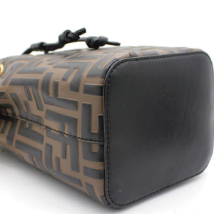 Mon Tresor Brown leather mini-bag