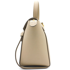 Nano Belt Bag in Beige Calfskin