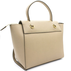 Nano Belt Bag in Beige Calfskin