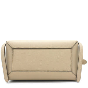 Nano Belt Bag in Beige Calfskin