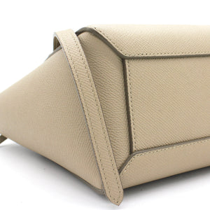 Nano Belt Bag in Beige Calfskin