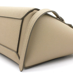 Nano Belt Bag in Beige Calfskin