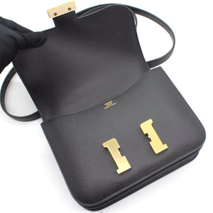 Epsom Leather Gold Hardware Constance 19 Bag