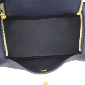 Taurillon Clemence Mini Lindy 20 Bleu Nuit 2Z