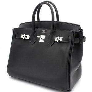 Birkin 25 tote bag Swift Noir