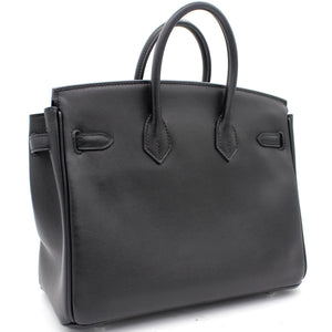 Birkin 25 tote bag Swift Noir