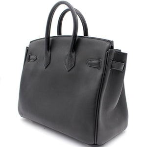 Birkin 25 tote bag Swift Noir