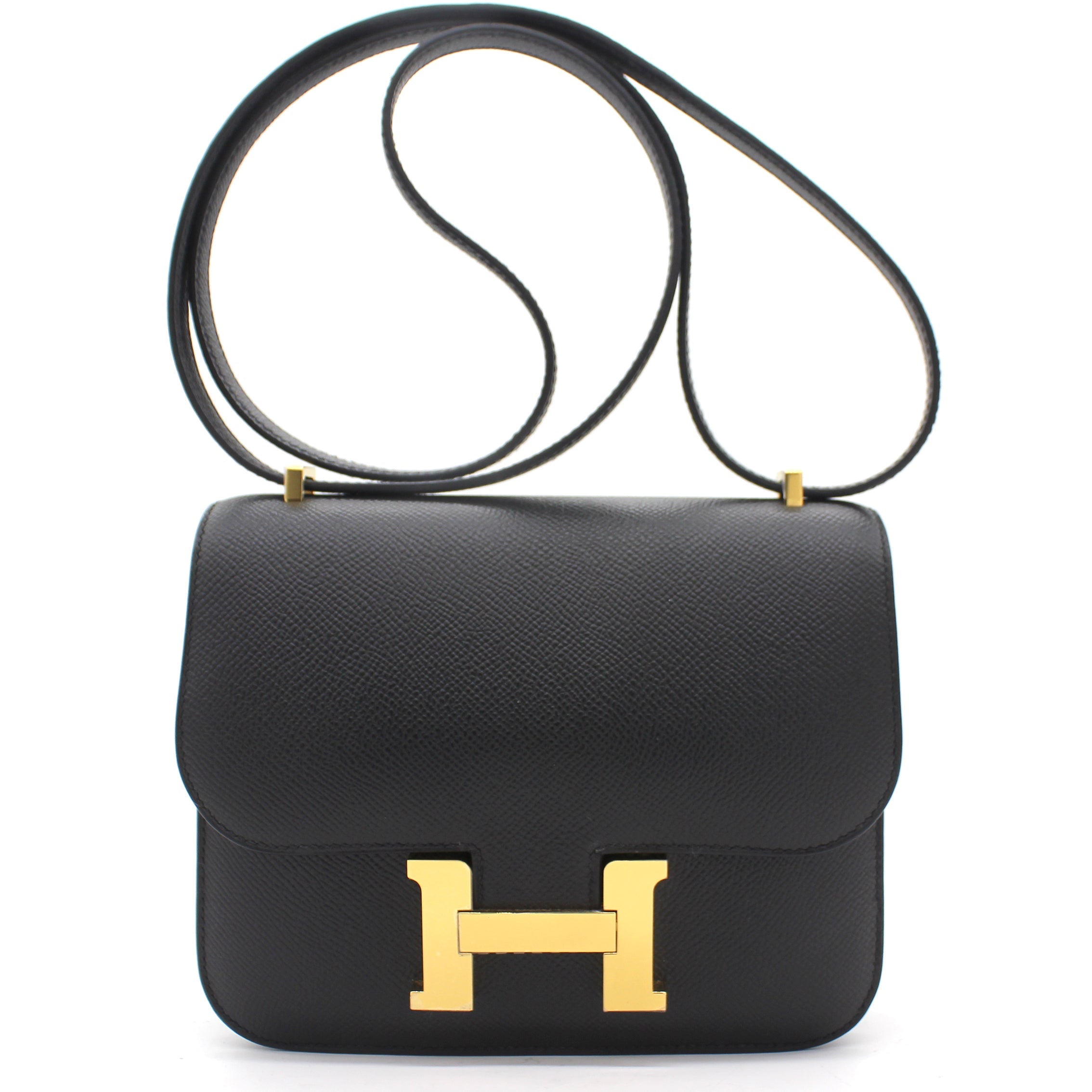 Epsom Leather Gold Hardware Constance 19 Bag