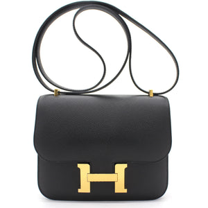 Epsom Leather Gold Hardware Constance 19 Bag