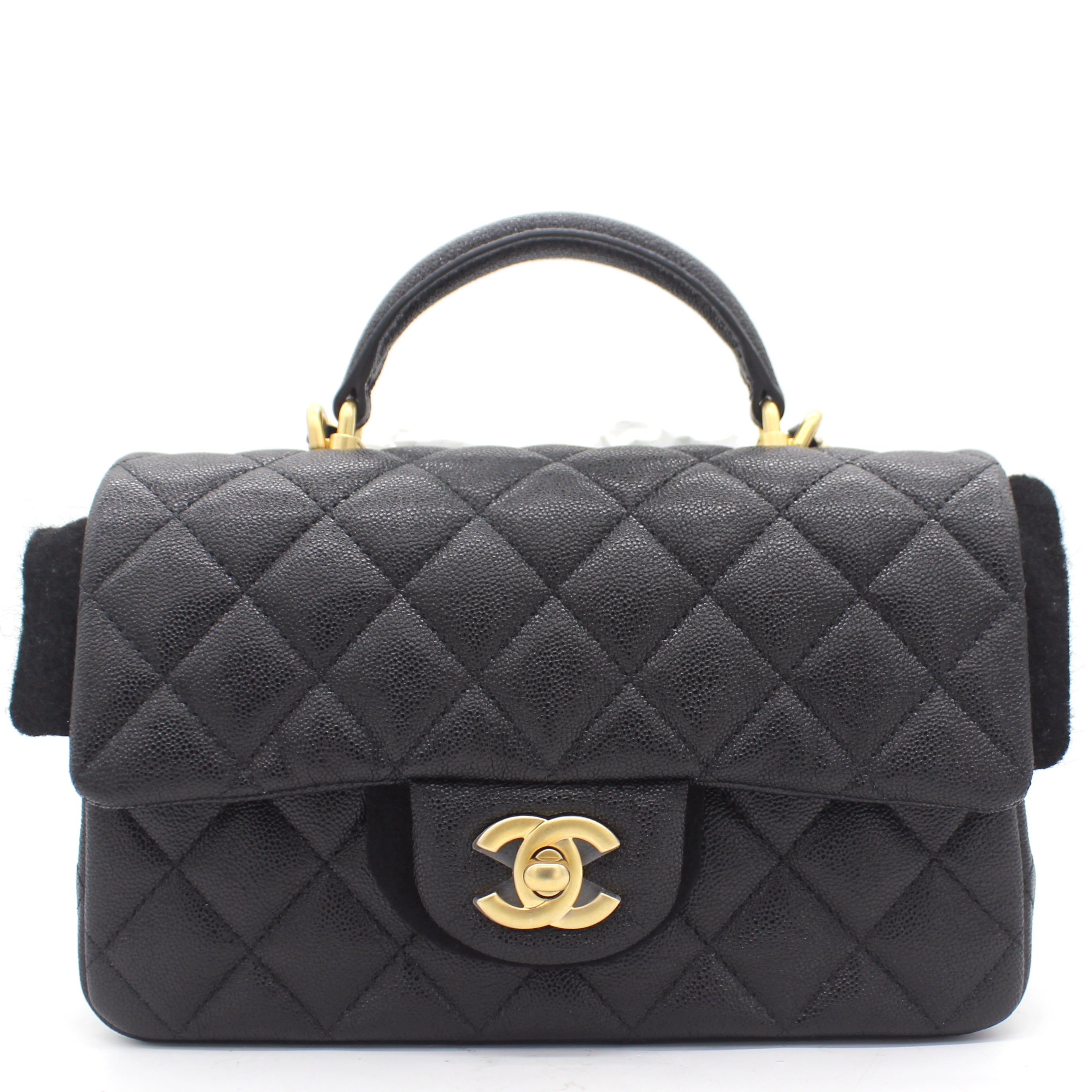 Mini Flap Bag With Top Handle