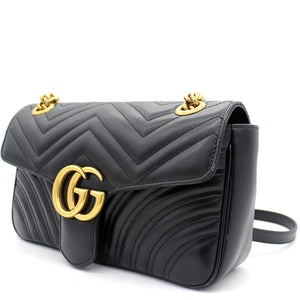 GG Marmont matelassé shoulder bag Black