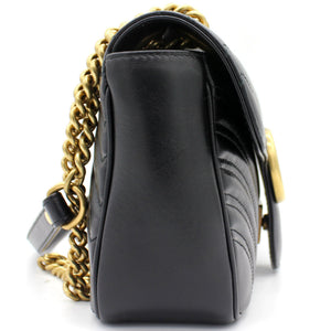 GG Marmont matelassé shoulder bag Black