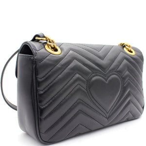 GG Marmont matelassé shoulder bag Black