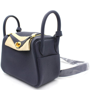 Taurillon Clemence Mini Lindy 20 Bleu Nuit 2Z