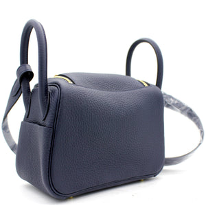 Taurillon Clemence Mini Lindy 20 Bleu Nuit 2Z