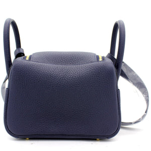Taurillon Clemence Mini Lindy 20 Bleu Nuit 2Z