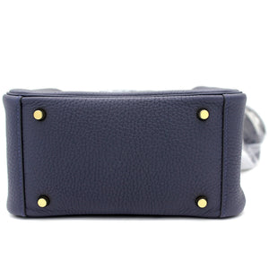 Taurillon Clemence Mini Lindy 20 Bleu Nuit 2Z