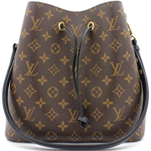 NéoNoé Monogram Shoulder Bag Black
