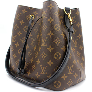 NéoNoé Monogram Shoulder Bag Black