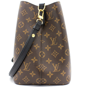 NéoNoé Monogram Shoulder Bag Black