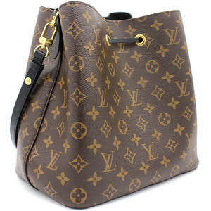 NéoNoé Monogram Shoulder Bag Black