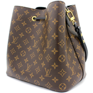 NéoNoé Monogram Shoulder Bag Black