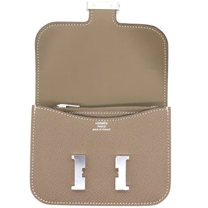 Portefeuille Slim Belt Bag Epsom Etoupe