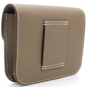 Portefeuille Slim Belt Bag Epsom Etoupe
