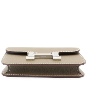 Portefeuille Slim Belt Bag Epsom Etoupe