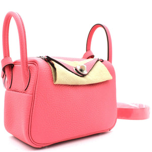 Taurillon Clemence Mini Lindy 20 Rose Azalee 8W