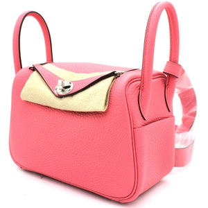 Taurillon Clemence Mini Lindy 20 Rose Azalee 8W