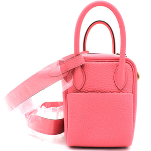Taurillon Clemence Mini Lindy 20 Rose Azalee 8W
