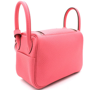 Taurillon Clemence Mini Lindy 20 Rose Azalee 8W
