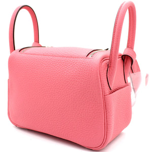 Taurillon Clemence Mini Lindy 20 Rose Azalee 8W