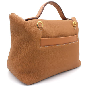 Togo and Swift Leather 24/24 35 Bag Gold 37